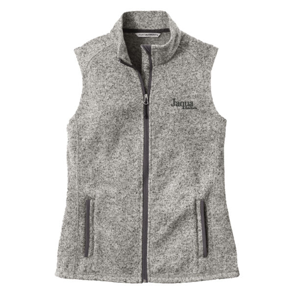 Port Authority® Women's Sweater Fleece Vest Thumbnail