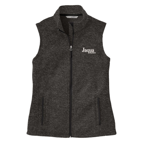Port Authority® Women's Sweater Fleece Vest Thumbnail
