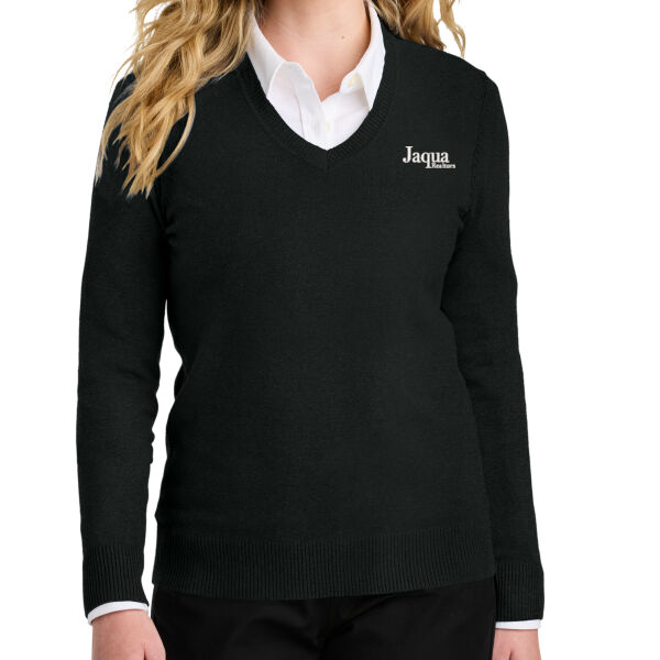 Port Authority® Women’s Easy Care V-Neck Sweater Thumbnail