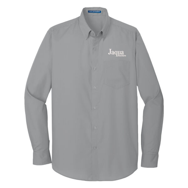 Port Authority® Long Sleeve Carefree Poplin Shirt Thumbnail